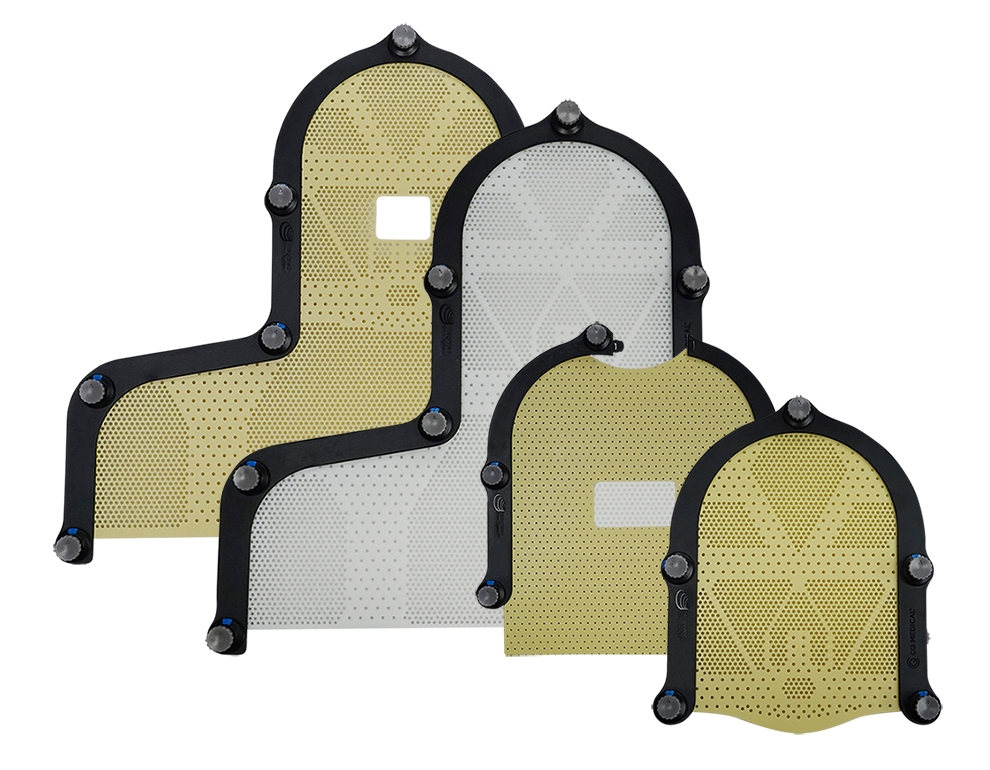 integrated shim thermoplastic masks