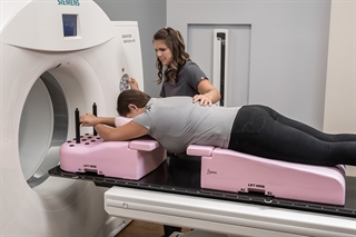 Prone Breast System with patient