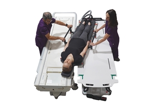 Patient transfer on Iris AirShuttle
