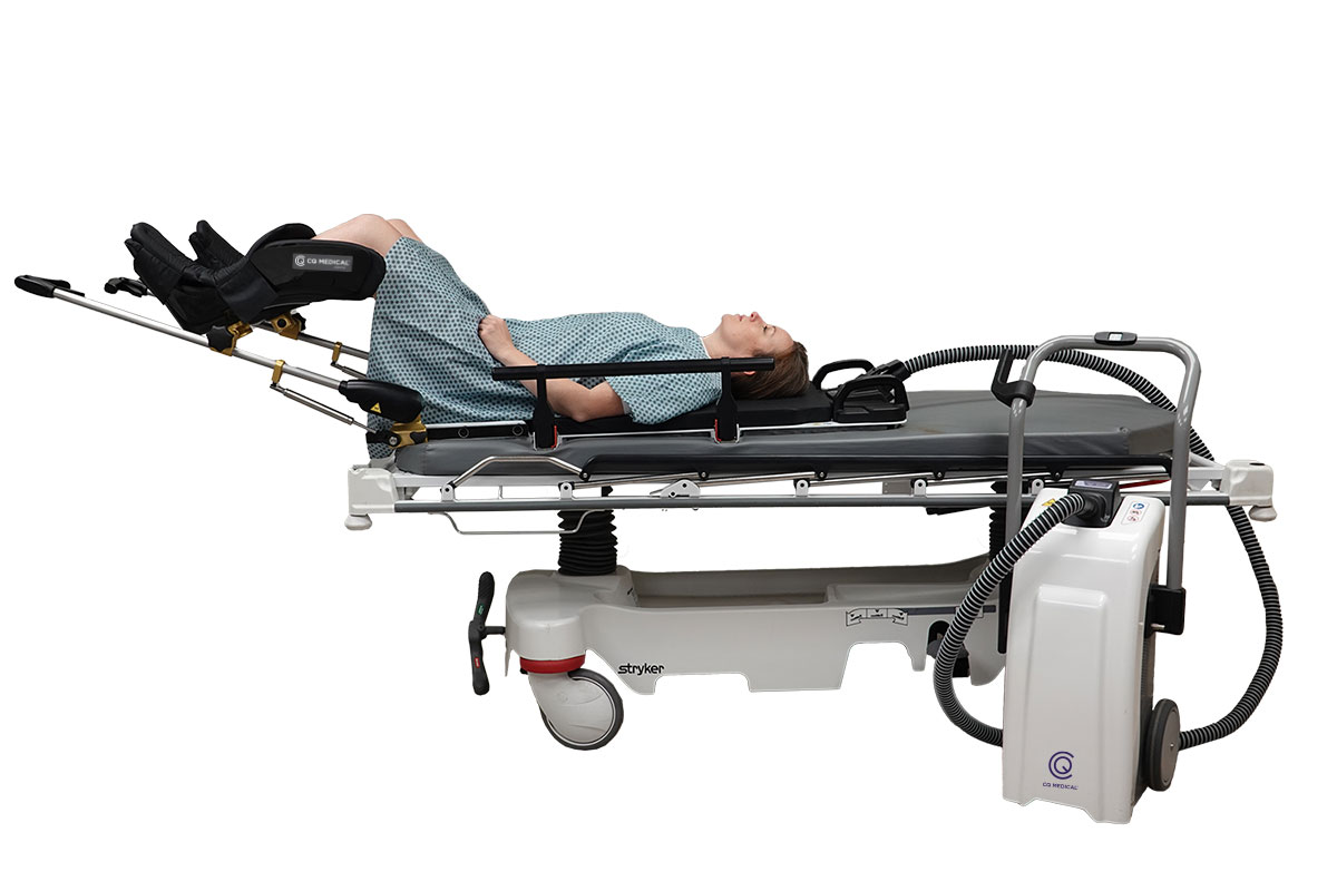 AirDrive Caddie used with a stretcher