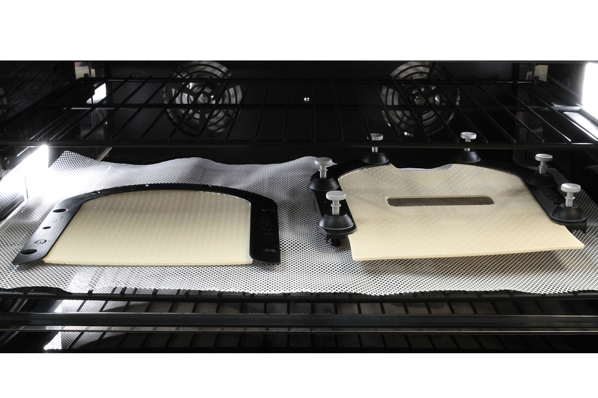 Masks in oven