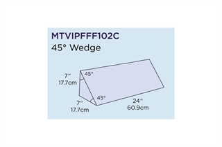 Foam Positioner, 45° Wedge