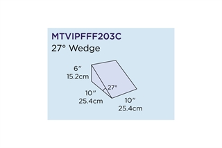 Foam Positioner, 27° Wedge