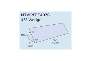 Foam Positioner, 45° Wedge