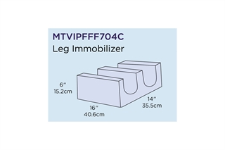 Foam Positioner, Leg Immobilizer